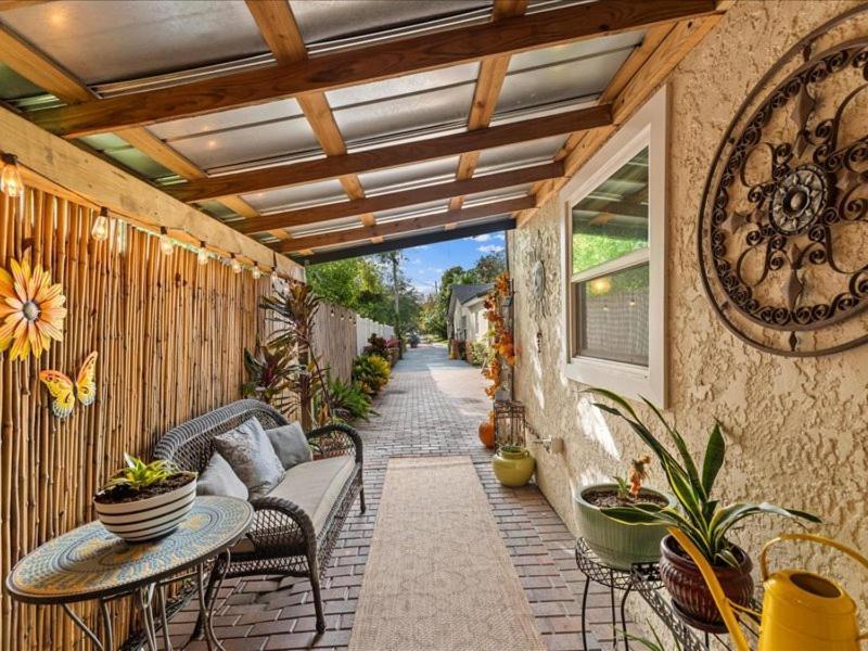 College Park-Orlando 5Star Villa Oasis - Home Away From Home - Quiet Neighborhood-Private Botanical Courtyard - Mins From Eola,Dt, Winter Park - Free Parking & Ev Plug In Extérieur photo